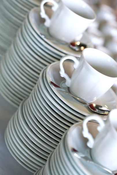 Plates and cups - Фото, изображение