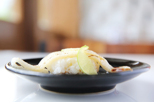 Japanese cuisine Enkawa (halibut) Sushi  - Photo, Image