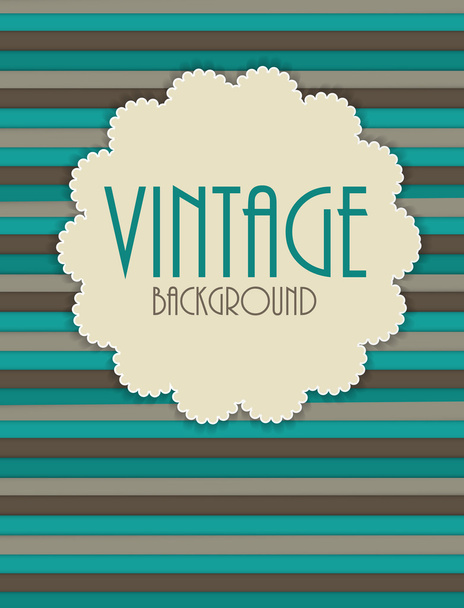 Retro Vintage Background Template Vector Illustration - Vektor, kép