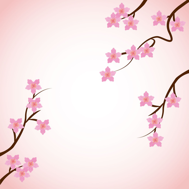 japan flowers  - Vetor, Imagem