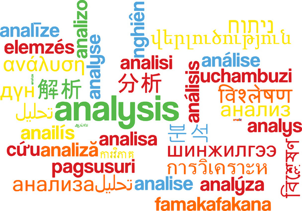 Análisis multilenguaje wordcloud background concept
 - Foto, imagen
