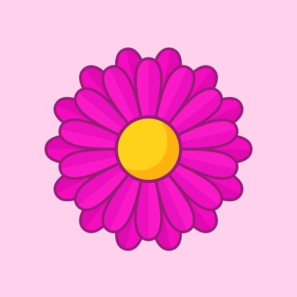 Flor violeta - Vector, imagen