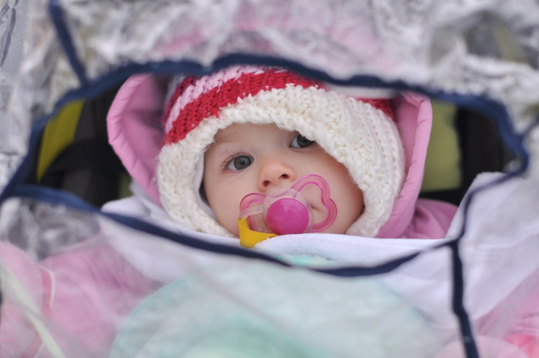 Baby carriage. winter - Photo, Image