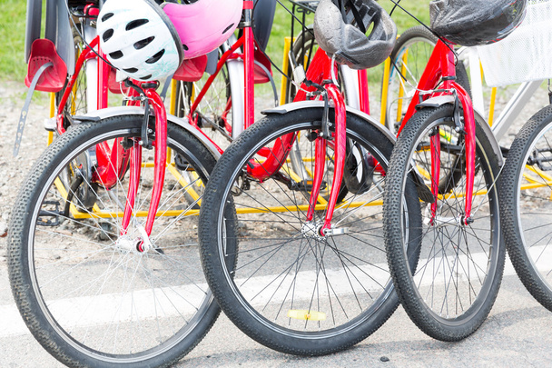 Ruedas de bicicletas deportivas
 - Foto, Imagen