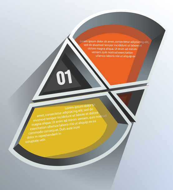 Infographic Abstract design - Vector, afbeelding