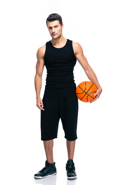 Full length portrait of a handsome basketball player - Фото, зображення