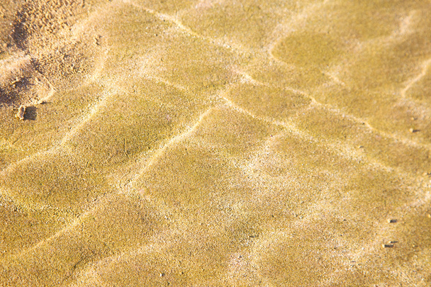 アフリカの濡れた砂の砂丘モロッコ ビーチ大西洋  - 写真・画像