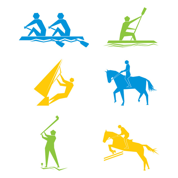 Set of Olympic games - Vector, Image