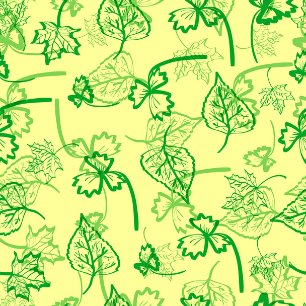 Printseamless floral background - Vektor, kép