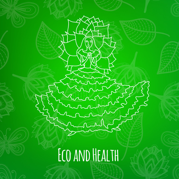 eco and health concept - Vector, Image