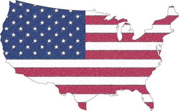 Bandeira dos EUA
 - Foto, Imagem