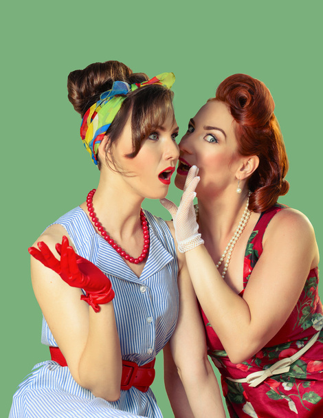 two girls gossiping - Фото, зображення