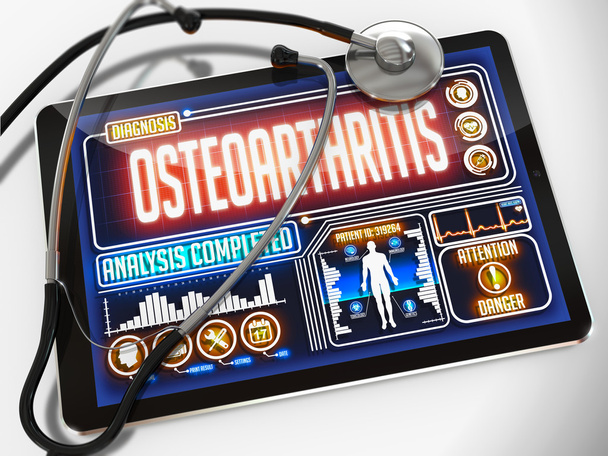 Osteoarthritis on the Display of Medical Tablet. - Photo, Image