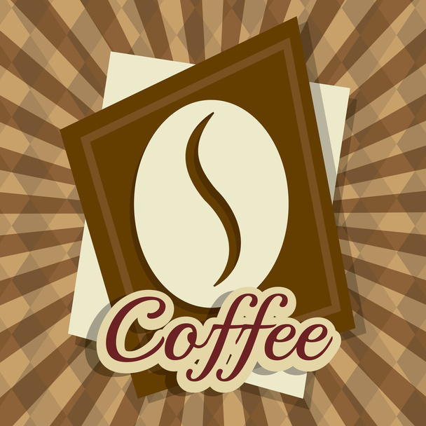 Coffee digital design. - Vector, Imagen