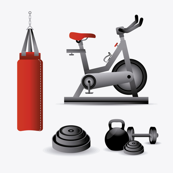 Fitness lifestyle design. - Vector, Image