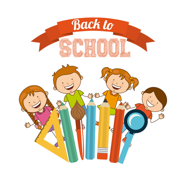 back to school  - Vector, Image