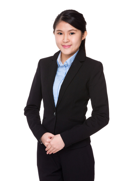 asiatique femme d'affaires sur blanc
 - Photo, image
