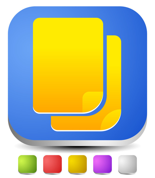 Paper icon design - Vecteur, image