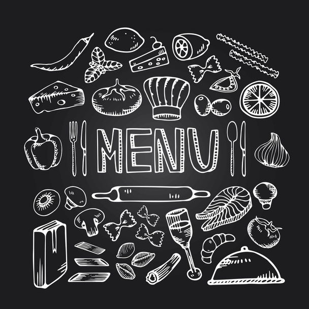Ravintola kahvila menu
 - Vektori, kuva