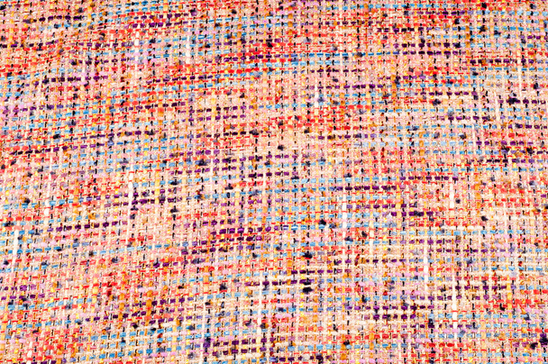 Fabric texture weave a large thread, Abstract drawing. photo studio - Photo, Image