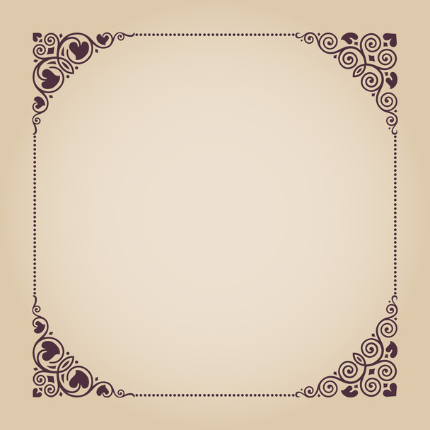 Corners in vintage style - Vector, Image