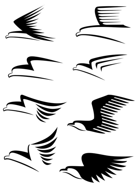 Símbolo águila
 - Vector, Imagen