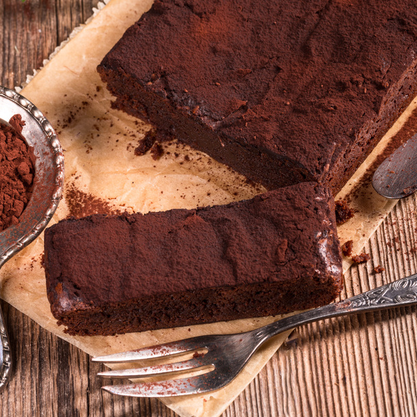 tasty Chocolate brownie - Foto, immagini