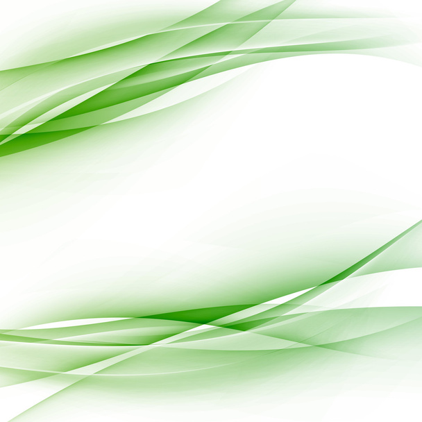 Green abstract wave folder border - Vector, afbeelding