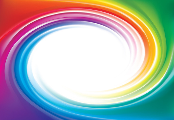 Vector háttér spirális, szivárványos spektrum - Vektor, kép