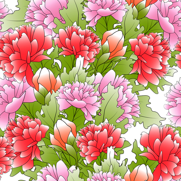 Flower seamless - Vector, afbeelding