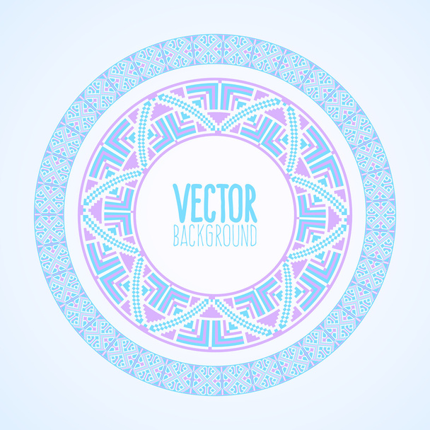 Ornated frame, vector achtergrond gebaseerd op Oekraïens geborduurd  - Vector, afbeelding