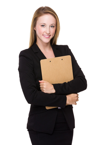 Young businesswoman in business suit - Foto, imagen