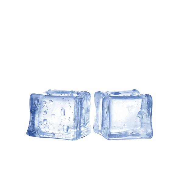 ice cubes on white background - Photo, Image