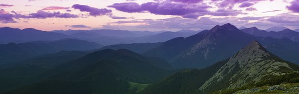 hegyi naplemente - Fotó, kép