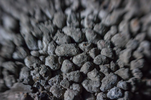 Gray stones in an interesting bokeh - Φωτογραφία, εικόνα