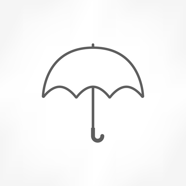 şemsiye simgesi - Vektör, Görsel
