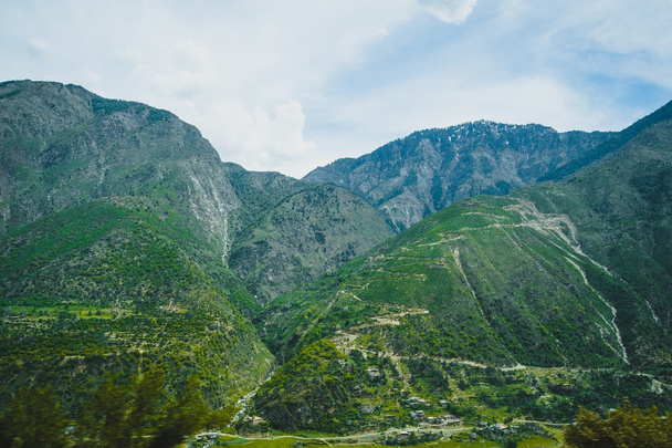 Idyllische Mountain Valley - Foto, afbeelding