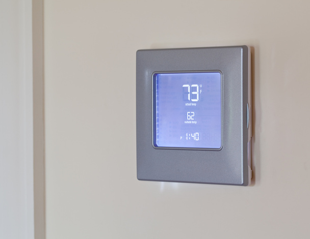 Modern electronic thermostat - Foto, afbeelding