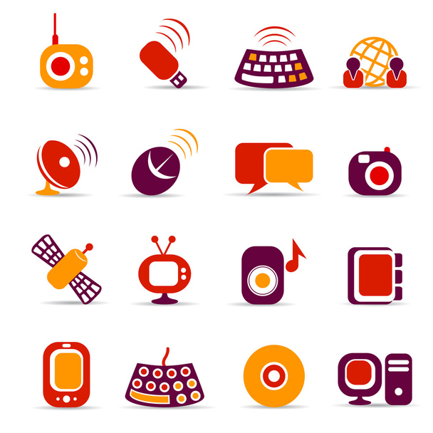 Icone di comunicazione - Vettoriali, immagini