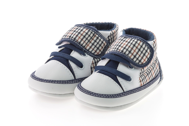 baby schoenen geïsoleerd op wit - Foto, afbeelding