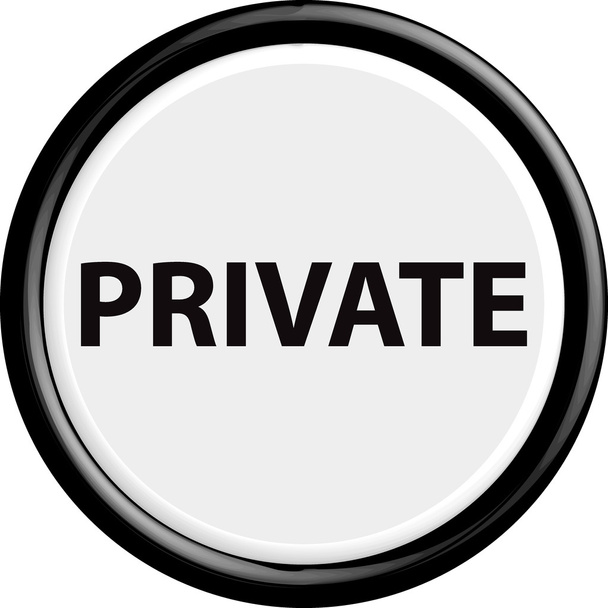 Botón privado
 - Vector, Imagen