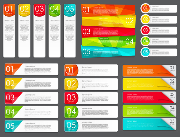 Infographic Design Elements Set for your Business Vector Illustr
 - Вектор,изображение