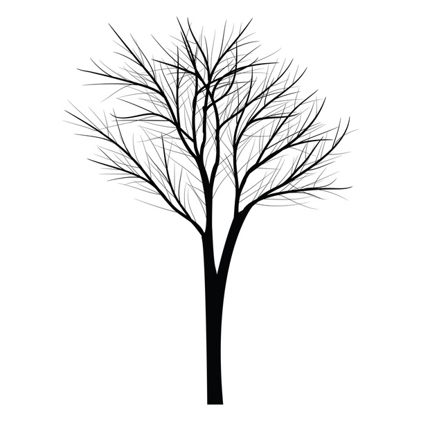 Drzewa z martwych gałęzi - Wektor, obraz