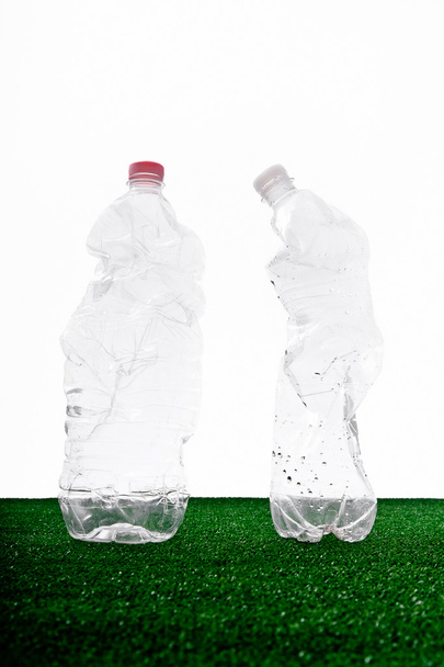Smashed water bottles - Photo, image