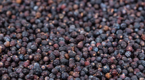 Dried Juniper Berries background - Foto, afbeelding