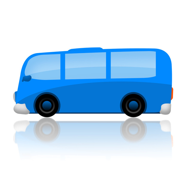 μπλε λεωφορείο - Φωτογραφία, εικόνα