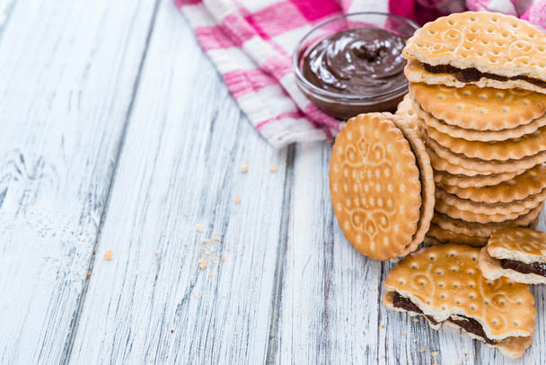Double Cookies (with Chocolate Cream) - Foto, Bild