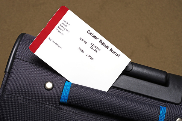Чемодан для путешествий и багаж авиакомпании
 - Фото, изображение