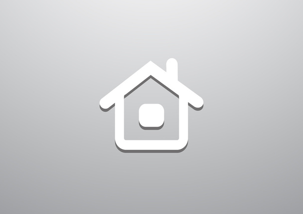 Home simple web icon - Vettoriali, immagini
