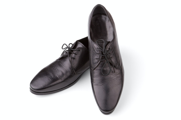 Sapatos de homem de couro preto
 - Foto, Imagem